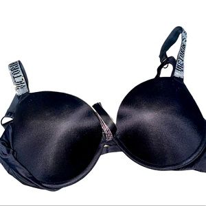 Victoria secret very sexy push-up bra with rhinestone straps 36b